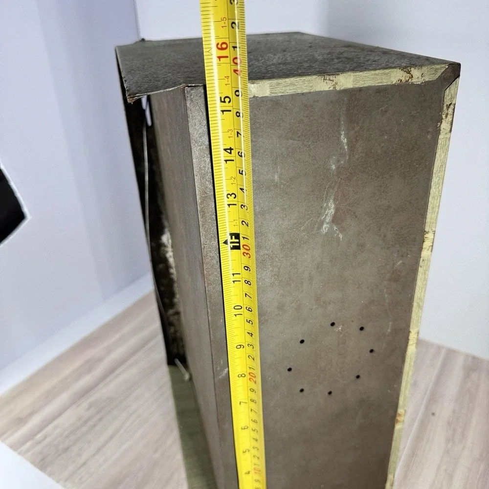 Vintage Kromex Metal Bread Box Made in USA Mid Century Kitchen Storage‎